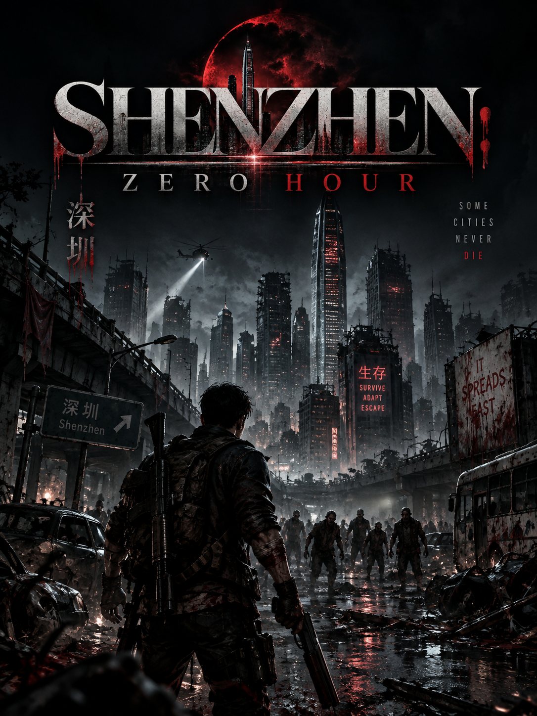Shenzhen: Zero Hour — zombie action game poster